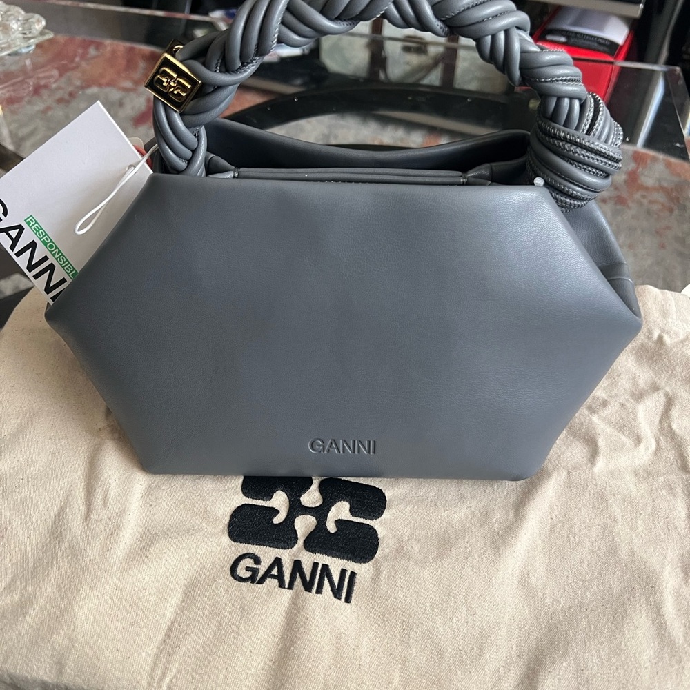 Gianni Dark Grey Small Bou Bag - Picture 16 of 16